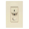 Lutron Lighting Dimmer, Slide, 1000W, Decora, Ivory CT-103P-IV