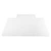 Deflecto Chair Mat,Traditional Lip,Clear,Straight CM13232GR