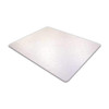 Floortex Chair Mat 48"x60", Traditional Lip Shape, Clear, for Carpet FR1115223LR