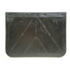 Buyers Products Mud Flaps, 18 in X 24 in, Rubber, Black, 1 PR B2418LSP