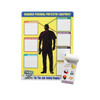 Accuform Chart and Label Booklet Kit, 24 in H x, 18 in W, Plastic, Vinyl PPE248