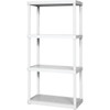 Gracious Living 4 Shelf Light Duty White Solid Unit 91064-1C-90