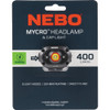 Nebo Mycro 400 Lm. LED Rechargeable Headlamp & Cap Light NEB-HLP-0011 878795