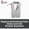 Claw 4ct 25lb Claw Hanger 3PH25M-4ES 243206