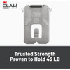 Claw 3ct 45lb Claw Hanger 3PH45M-3ES 248110