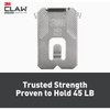 Claw 3ct 45lb Claw Hanger 3PH45M-3ES 248110