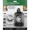 Prime 15A 125V Indoor & Outdoor Timer Set TNO24I12 535156
