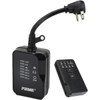 Prime 15A 125V 1875W Black Remote Controlled Countdown Timer TNRCOCD2