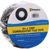 Black Swan 2 In. x 100 Ft. Black Corrugated Tile Tape 10320