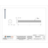 18-8, 1-4"-20 Hex Head Tap Bolt, Plain Stainless Steel, 3 in L, 25 PK  U51010.025.0300