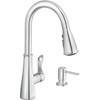 Moen Hadley 1-Handle Pull-Down Kitchen Faucet, Chrome 87245