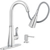 Moen Hadley 1-Handle Pull-Down Kitchen Faucet, Chrome 87245 470296