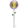 Alpine 47 In. H. Triple Metal Daisy Wind Spinner Garden Stake KIY336 832159