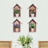 Alpine 10" Flwr Wall Decor BDR102ABB Pack of 4 802387