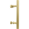 National Hardware 12 In. Brushed Gold Madison Interior Barn Door Pull N700-102