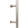 National Hardware 12 In. Satin Nickel Madison Interior Barn Door Pull N700-101