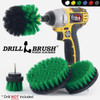 Drillbrush Kitchen Medium Green Drill Brush (4 Piece) G-S-542O-QC-DB 616626