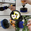 Drillbrush Pool & Marine Medium Blue Drill Brush (4 Piece) B-S-542O-QC-DB 616664