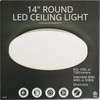 14 In. White LED Color Temperature Selectable Flush Mount Light Fixture