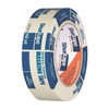 Masking Tape, 36 mm W x 55 m L, 4.6 mil Thick, Tan, Rubber Adhesive