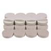 Manufacturer Varies Felt Pads, Self-Stick, Round, 3-4", PK20 10G211