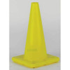 Traffic Cone, PVC, Non-Reflective, 18 in Height, 2.2 lb, Lime  6FHA3