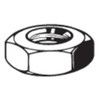 Jam Nut, 3/8"-16, Carbon Steel, Grade A, Zinc Plated, 7/32 in Ht, 100 PK