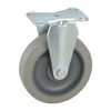 Manufacturer Varies Rigid Plate Caster,TPR,5 in.,250 lb. 4DE69