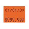 Garvey PricingLabelKit,Red,5/8inH,7/8inW,PK3 90951