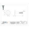 Manufacturer Varies Binding Screw,316SS,#10-24,1/2"L Z1904