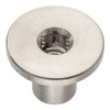 Binding Barrel, 1/4"-20, 1/2 in Brl Lg, 3/8 in Brl Dia, Stainless Steel Plain