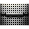2-1-4 In. Curved Stainless Steel Pegboard Hook for Stainless Steel LocBoard, PK3  65200