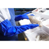 Solvex 58-430 Chemical Resistant Gloves, PVC, 24 in L, 79 mil, Blue, 10, 1 PR  23-201