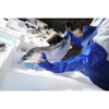 Solvex 58-430 Chemical Resistant Gloves, PVC, 24 in L, 79 mil, Blue, 10, 1 PR  23-201