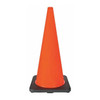 Traffic Cone, PVC, Non-Reflective, 28 in Height, 7 lb, Orange