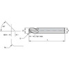 Widia Carbide End Milll,1-4 in. L Cut,Square 4V4503001ST