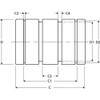 Thomson Plain Bushing Bearing,Closed,ID 0.500 In FNYBU08