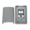 Hubbell Premise Wiring Wall Plate,4port,1gang TWPF1GY