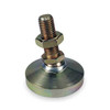 Te-Co Level Pad,Fixed Stud,1/2-13,1-7/8in Base 44451