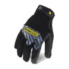 Command(TM) Mechanics Touchscreen Gloves, Nylon Palm, Polyester Back, L, Black
