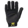 Command(TM) Mechanics Touchscreen Gloves, Nylon Palm, Polyester Back, L, Black