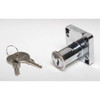 Manufacturer Varies Cabinet Drawer Dead Bolt Locks,Silvr,Sq 1XRY1