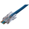 Modular Plug, Unshielded, CAT 5e, Clear, Pass-Through End Termination, 50 PK  85-371