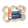 Shurtape AcrylicPackingTape,1.8mil,Clear,PK6 232517