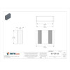 Screws Electrical Enclosures, 3.16 in H, 1.19 in D, 4.27 in W, 4, Aluminum  B2-080SI