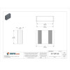 Screws Electrical Enclosures, 3.16 in H, 1.19 in D, 4.27 in W, 4, Aluminum  B2-080SI