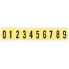 Brady Carded Numbers,0 Thru 9,1-1/2 In. H 34310