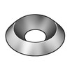 Countersunk Washer, Fits Bolt Size M3 ,Stainless Steel Plain Finish, 10 PK