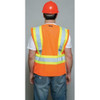 Kishigo Large Class 2 Breakaway High Visibility Vest, Orange 1176-L