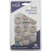 KasaWare 1-3-16 In. Dia. Satin Nickel Cabinet Knob (10-Pack) K997SN-10 255433